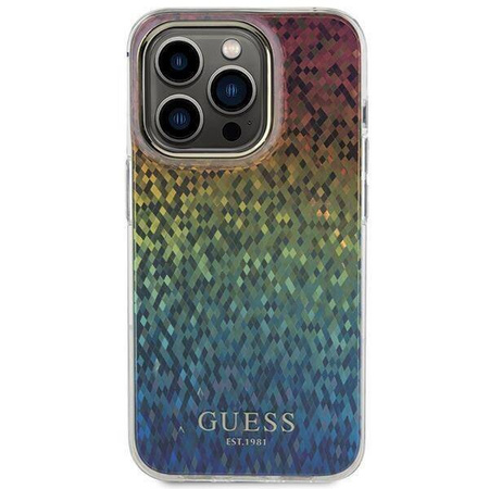 Guess nakładka do iPhone 14 Pro 6,1&quot; GUHCP14LHDECMI HC IML FACETED MIRROR DISCO IRIDESCENT