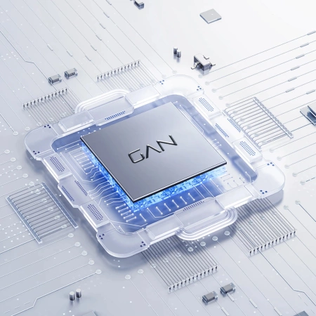 Dudao A30EUL GaN-Wandladegerät 30 W USB-A / USB-C + USB-C – Lightning Kabel – Weiß