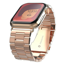 Mercury pasek Metal Apple Watch 42mmróżowo złoty/rose gold