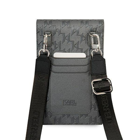 Sack Karl Lagerfeld Ikonik Karl Monogram Patch (KLWBSAMIPG) silber