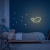 Neon LED WIELORYB ciepły biały Bat + USB FLNE09 Forever Light