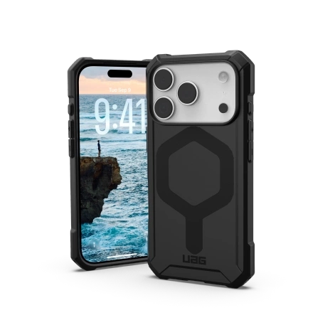 UAG Essential Armor MagSafe Hülle für iPhone 17 Pro - Schwarz