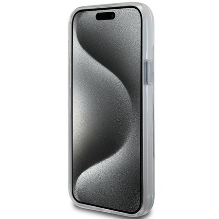 Oryginalne Etui IPHONE 15 PLUS / 14 PLUS Karl Lagerfeld Hardcase Ring Stand Karl&Choupettte MagSafe białe
