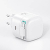 USAMS Ład. siec. 1xUSB-C ze zwijanym kablem USB-C (only head) PD+QC 35W Gan Fast Charging biały/white XMF Series CC202TC02 (US-CC202)
