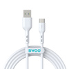 BWOO kabel BO-X172C 3A cable USB-A do USB-C 1m biały