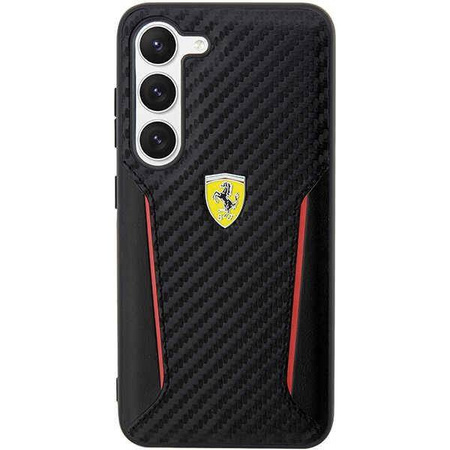 Ferrari FEHCS23MNPYK S23+ S916 schwarz/schwarz Hartschalenkoffer Carbon Contrast Edges