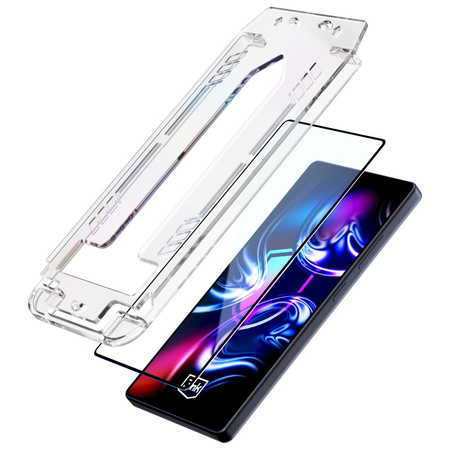 Szkło hartowane 3MK HardGlass Max        z aplikatorem do Apple iPhone 15/16