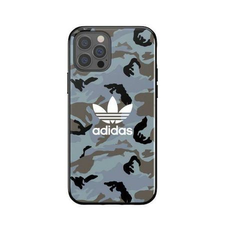 Original Handyhülle IPHONE 12 / 12 PRO Adidas OR Snap Case Camo blau