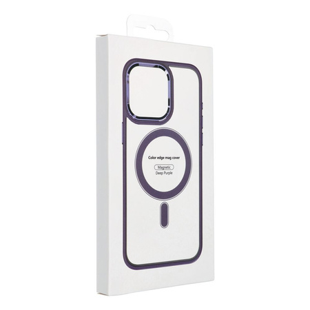 Futerał Color Edge Mag Cover kompatybilny z MagSafe do IPHONE 15 PRO fioletowy