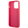 Original Handyhülle IPHONE 13 PRO Guess Hardcase Saffiano 4G Small Metal Logo (GUHCP13LPS4MF) rosa