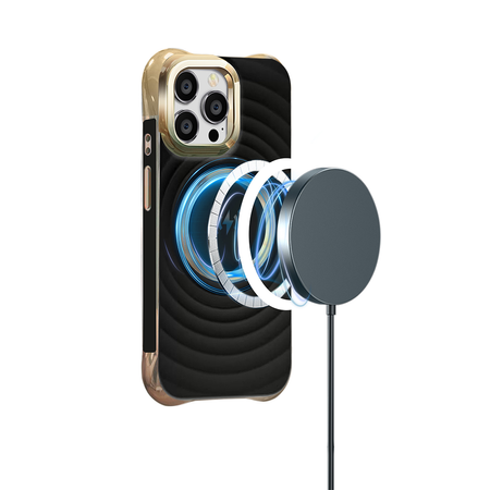 Nakładka Circle Glam Mag do iPhone 12 / 12 Pro 6,1" czarna