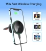 Choetech T204-F magnetische Autohalterung mit 15 W kabellosem Laden – Schwarz
