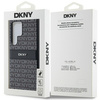 DKNY DKHCS24LPRTHSLK S24 Ultra S928  czarny/black hardcase Leather Mono Stripe & Metal Logo
