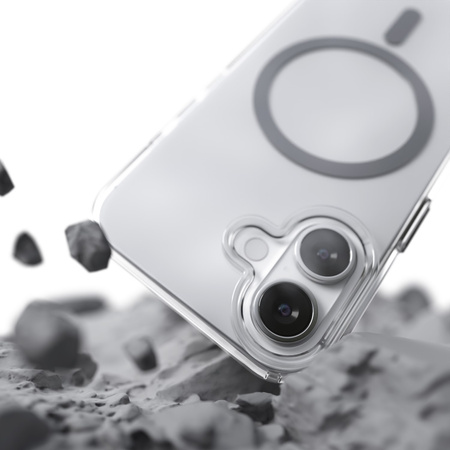 Nakładka Etteri Color Mag do iPhone 16 Plus 6,7" szara