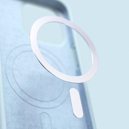 Nakładka Etteri Silicone Mag do Samsung Galaxy S25 jasnoniebieska