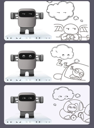 Baseus Cube grawitacyjny uchwyt samochodowy na kratkę wentylacyjną nawiew na telefon czarny (SUYL-FK01)