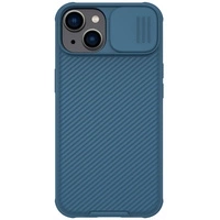 Nillkin CamShield Pro Magnetic Case etui iPhone 14 Plus pokrowiec osłona na aparat kamerę niebieski (z MagSafe)