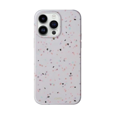 Etui Uniq Coehl Terrazzo na iPhone 14 Pro Max - piaskowe