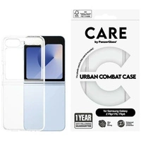 CARE by PanzerGlass Flagship Urban Combat Case für Samsung Galaxy Z Flip 7 FE / Flip 6 – Transparent