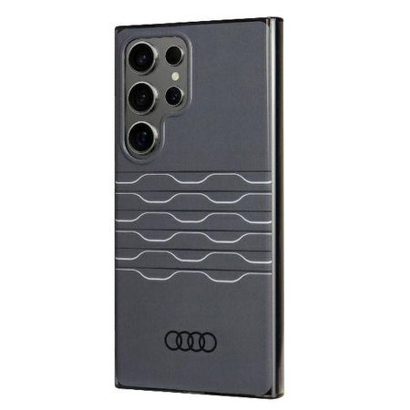 Audi nakładka do Samsung Galaxy S24 Ultra AU-IMLS24U-A6/D3-BK czarna IML