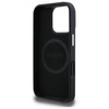 Original Case IPHONE 16 PRO MAX Guess Hardcase Grained Triangle MagSafe (GUHMP16XPGTSPSK) black
