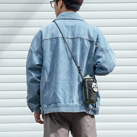 Rockbros Travel Bottle Bag with Shoulder Strap 1l - Green