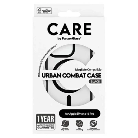 CARE by PanzerGlass Flagship Urban Case iPhone 16 Pro 6.3" MagSafe 1358