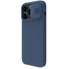Nillkin CamShield Silky Silikonhülle iPhone 14 Pro Hülle mit Kameraschutz Blau