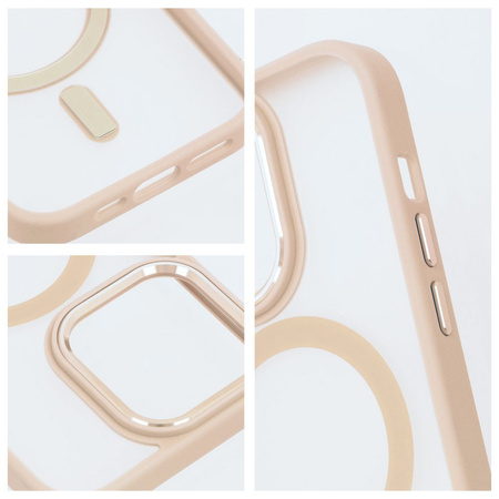 Futerał Matte Mag Cover kompatybilny z MagSafe do IPHONE 15 PLUS różowy