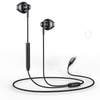 Yesido Słuchawki Douszne YH48 Lightning 120cm, BLACK / CZARNY