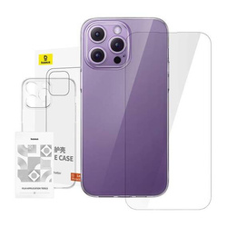 Case + Tempered Glass IPHONE 14 PRO MAX Baseus Schott Series transparent