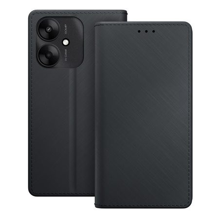 3MK Wallet Case Redmi 13C 5G czarny/black