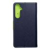 Kabura Fancy Book do SAMSUNG A55 granatowy / limonkowy