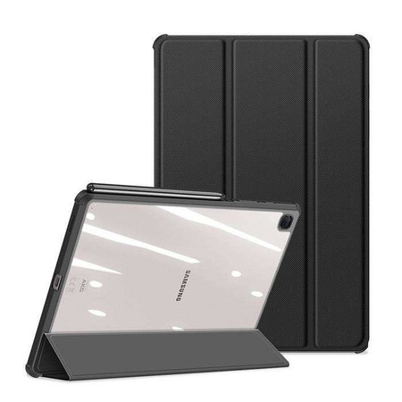 Dux Ducis Toby pancerne etui z klapką Smart Case do Samsung Galaxy Tab S6 Lite z uchwytem na rysik czarny