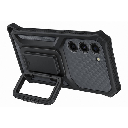 Samsung Rugged Gadget Case für Samsung Galaxy S23 Rugged Cover Ring Holder Stand grau (EF-RS911CBEGWW)