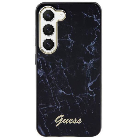 Guess GUHCS23MPCUMAK S23 +S916 schwarz/schwarzes Hartschalenetui Marmor
