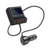 Acefast B11 138W USB-A USB-C Car Charger with 6 Ports - Black