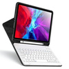 Schutzhülle APPLE IPAD AIR 10.9 2020 USAMS Winro Keyboard Weiße Tastatur (IP109yRU03) violett