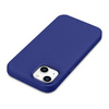 iCarer Litchi Premium Leather Case iPhone 14 Plus Magnetic Leather Case with MagSafe Dark Blue (WMI14220711-DB)