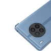 Clear View Case Hülle für Huawei Nova 8i Hülle mit Klappe schwarz