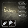 Neon LED HOME biały ciepły Bat + USB FLNE21 Forever Light