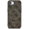 Guess 4G Ring Triangle Logo MagSafe iPhone 16e Hülle - Braun