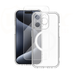 Vmax zestaw nakładka Mag + szkło 2,5D premium do iPhone 12 Pro 6,1&quot;