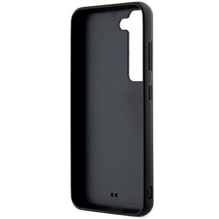 Oryginalne Etui KARL LAGERFELD hardcase 3D Rubber Glitter Logo KLHCS24S3DMBKCK do Samsung Galaxy S24 czarny