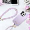 Guess GUOUCNMG4EU Universal CBDY Cord pasek liliowy/lila Nylon 4G Metal Charm