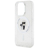 Karl Lagerfeld Karl&amp;Choupette Glitter MagSafe case for iPhone 15 Pro - transparent