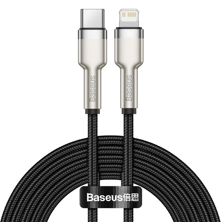 Baseus Cafule Series Metal Data Cable Type-C to iP PD 20W 2m Black