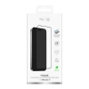 Puro Frame Panzerglas für iPhone 17 mit Applikator und schwarzem Rahmen