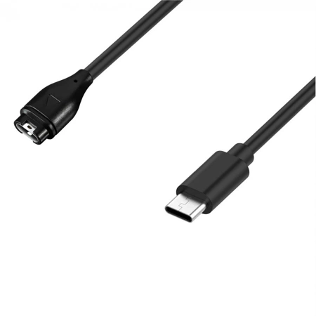 Ładowarka magnetyczna do smartwatchy Garmin z USB-C - czarna