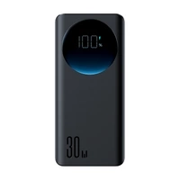 Powerbank Joyroom JR-PBF03 30W 30000mAh + kabel USB-A - USB-C 0.25m - czarny